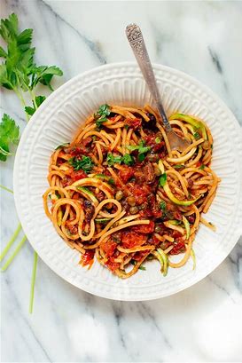 Twisted Garlic & Herb Spaghetti